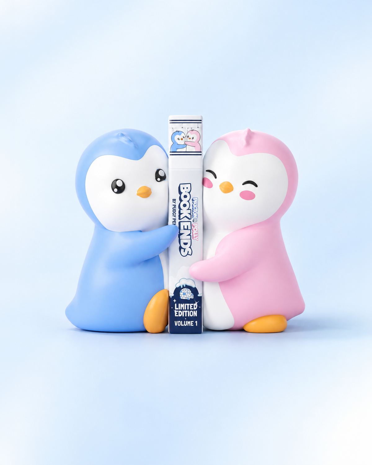 Pax Pengu & Polly Collectible Bookends