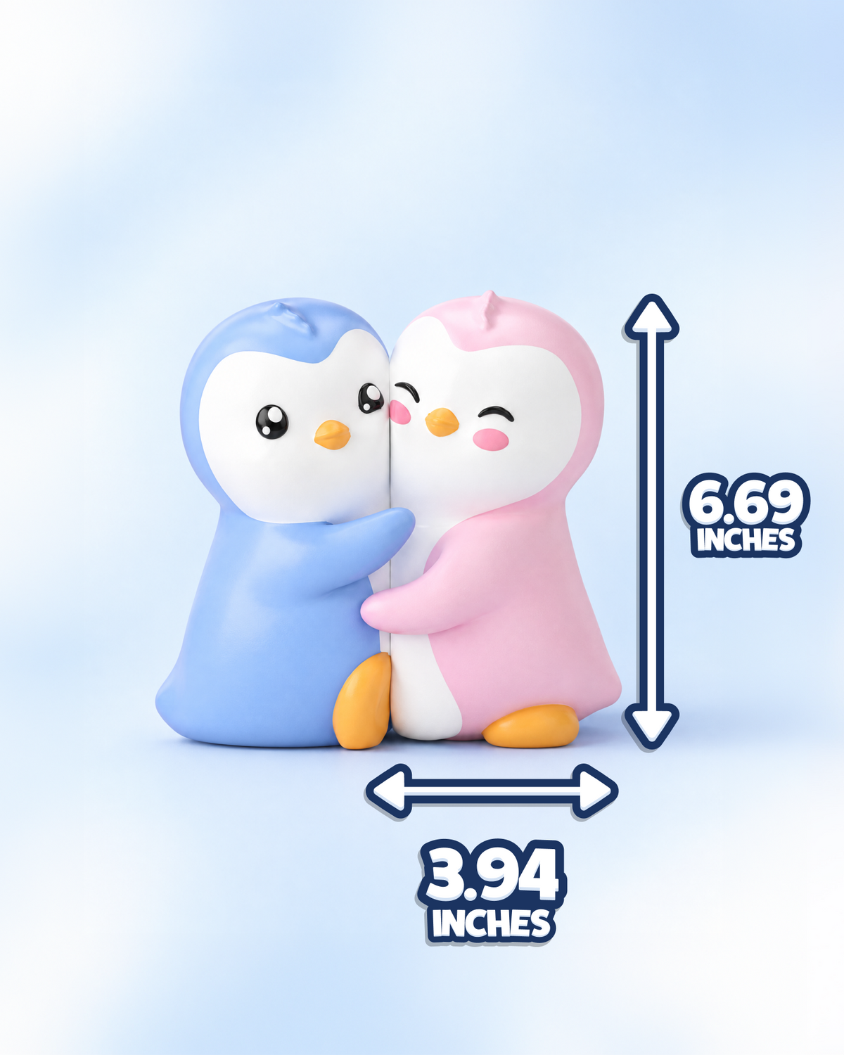 Pax Pengu & Polly Collectible Bookends