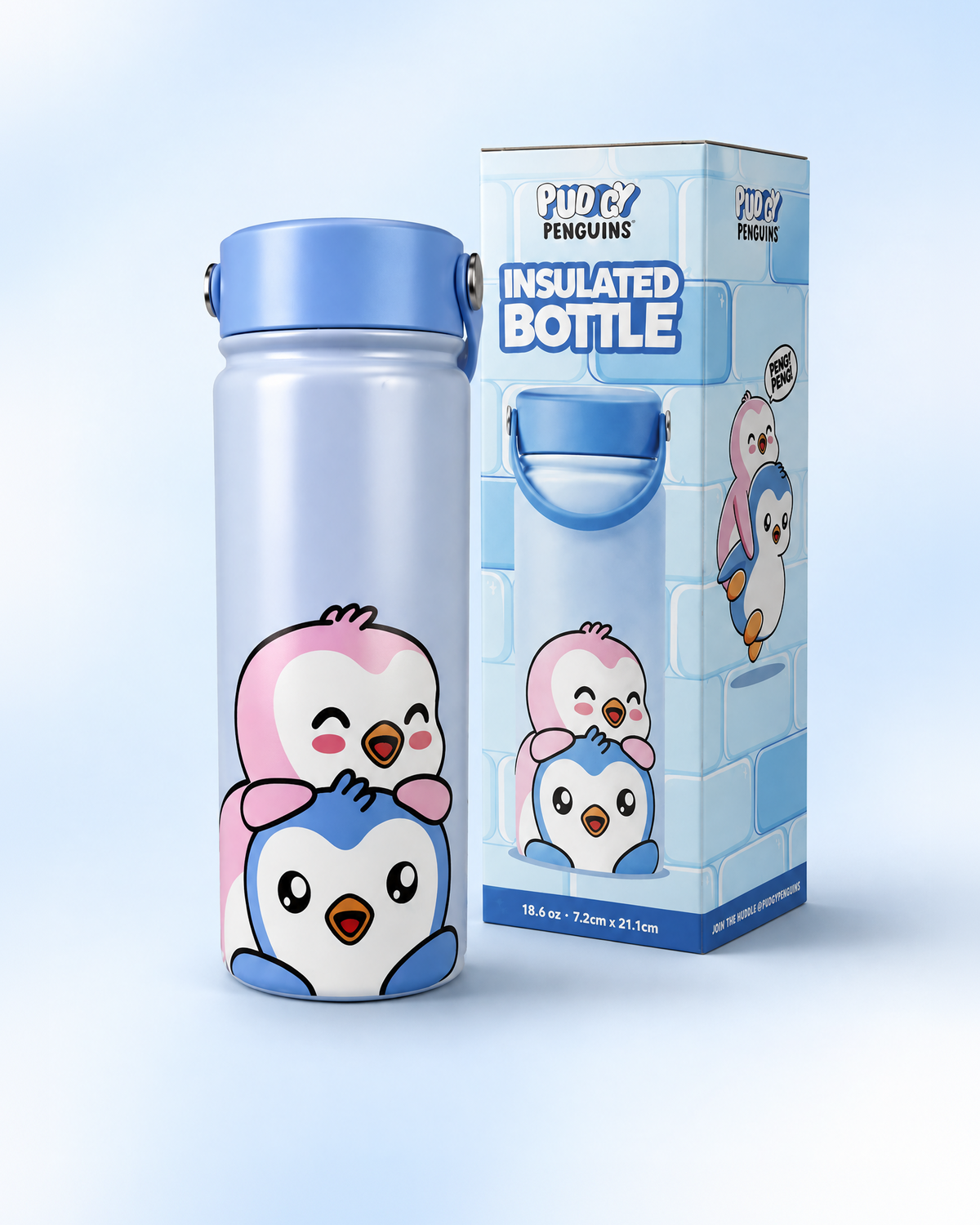 Pudgy Penguins Water Bottle