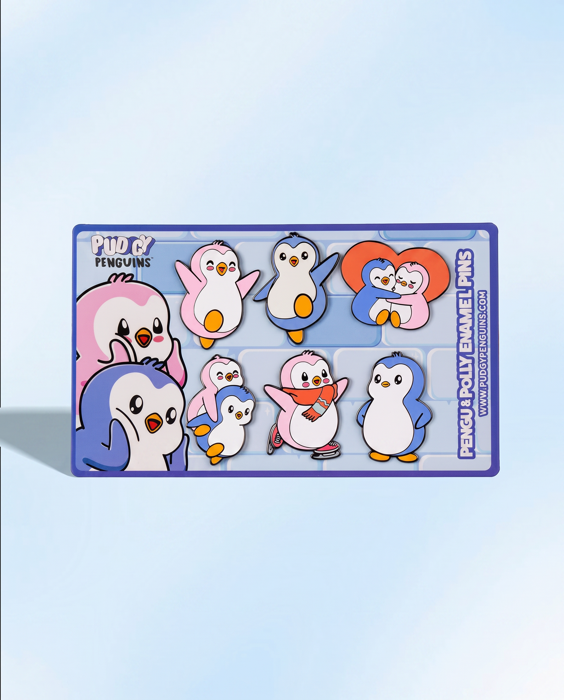 Pengu & Polly Enamel Pins