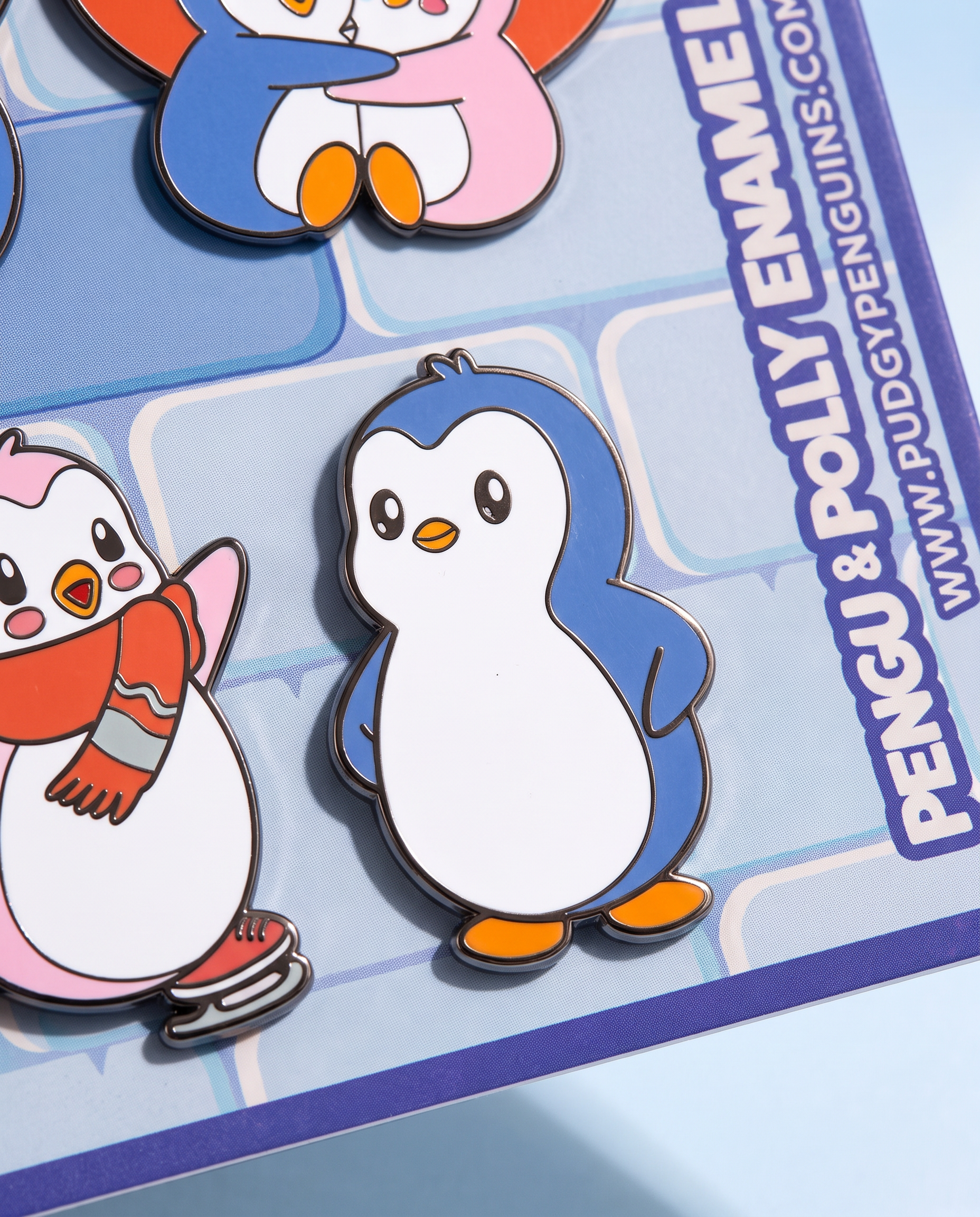 Pengu & Polly Enamel Pins