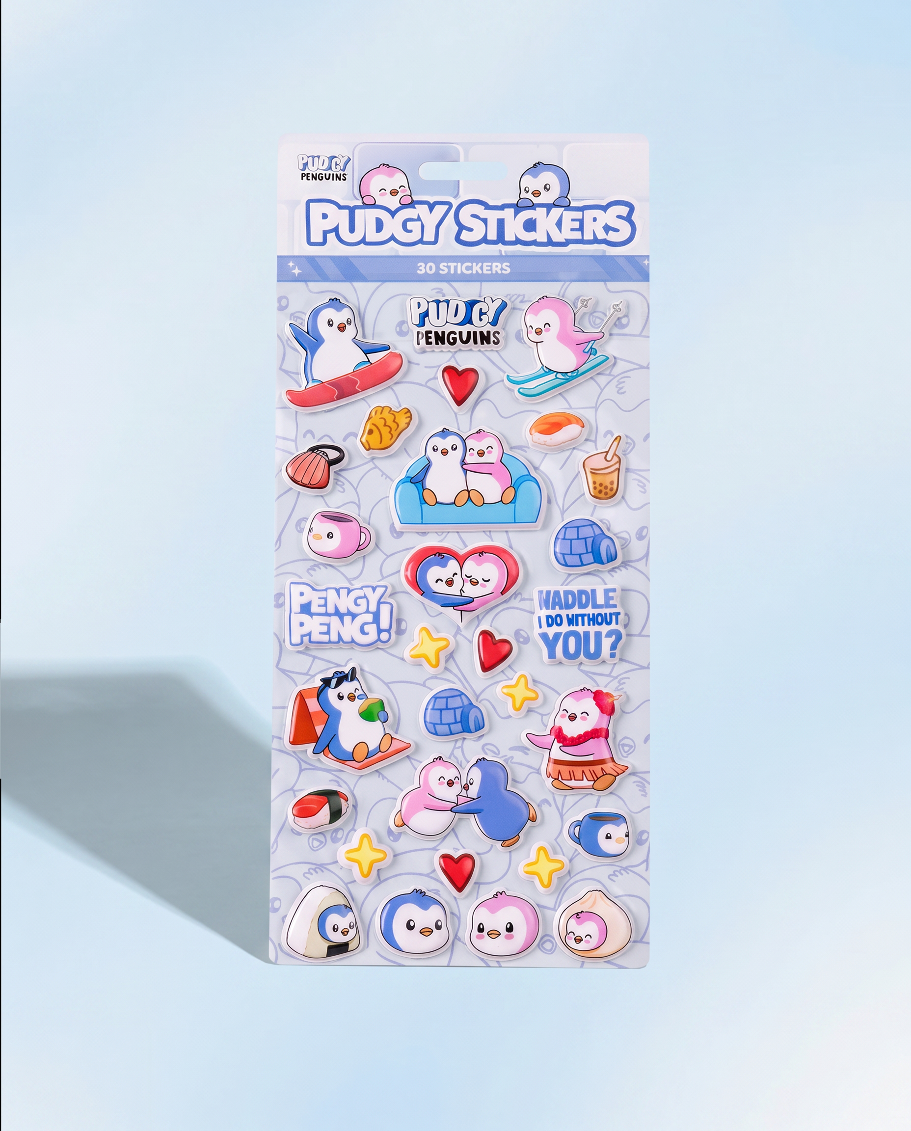 Puffy Pudgy Stickers