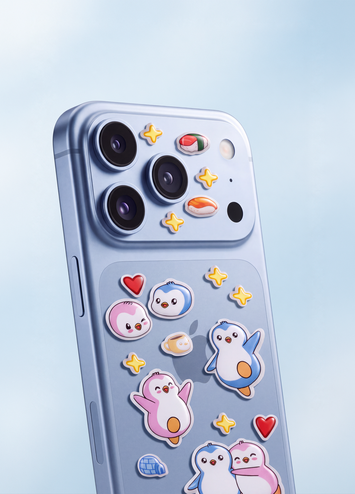 Pudgy Penguins Puffy Stickers