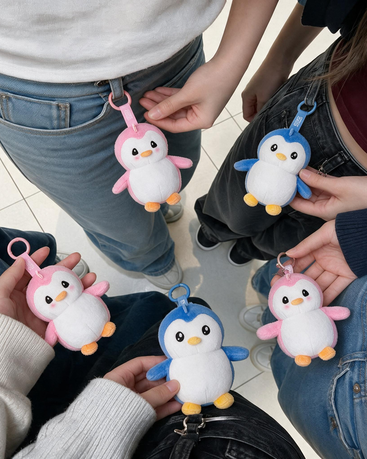 4" inch Pudgy Penguins Clip-On Plushie