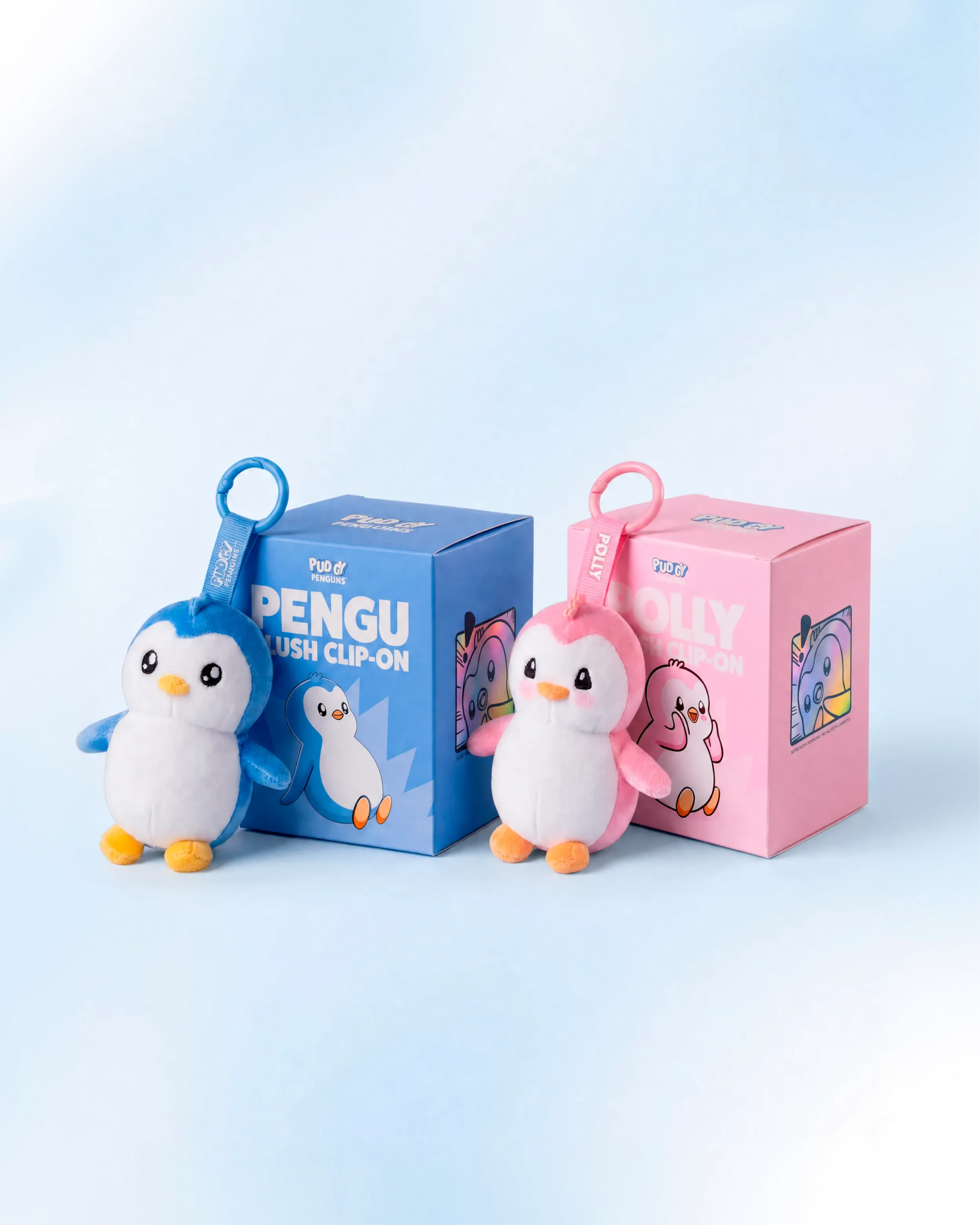 Pax & Polly Clip-On Plushies
