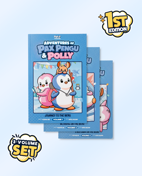 カレン　ホイプティング　ペンギン　birthday Adventures of Pax Pengu & Polly: Complete Trilogy – Pudgy Penguins