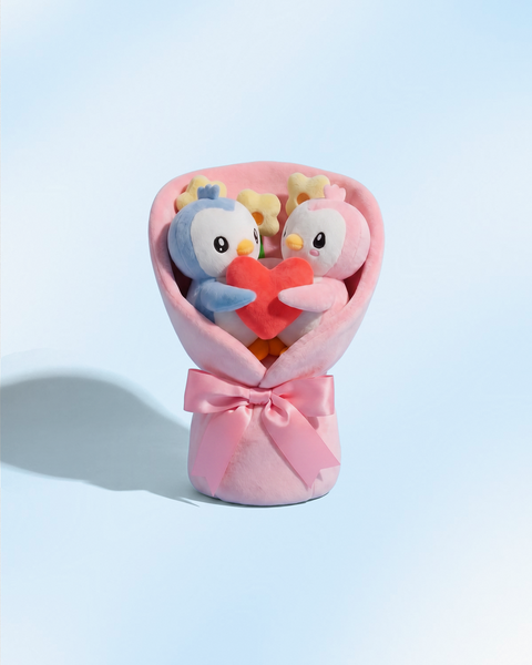 キャラクターグッズ Pudgy Penguins Valentine's Plush Bouquet Pudgy Penguins Plush Bouquet