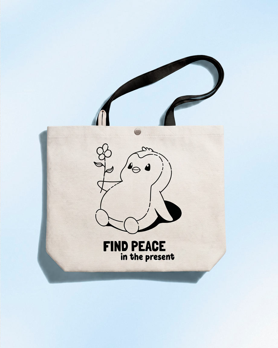 Find Peace Tote Bag