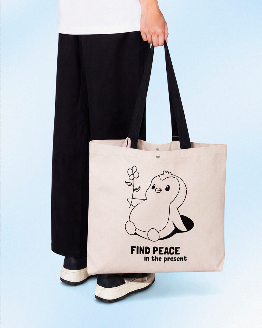 Find Peace Tote Bag