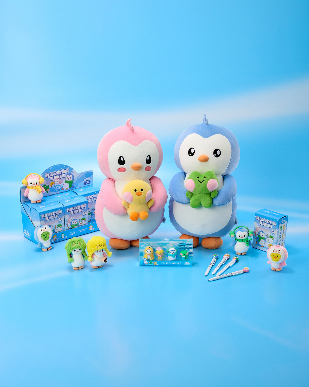 Pudgy Penguins x LINE FRIENDS minini Complete Set