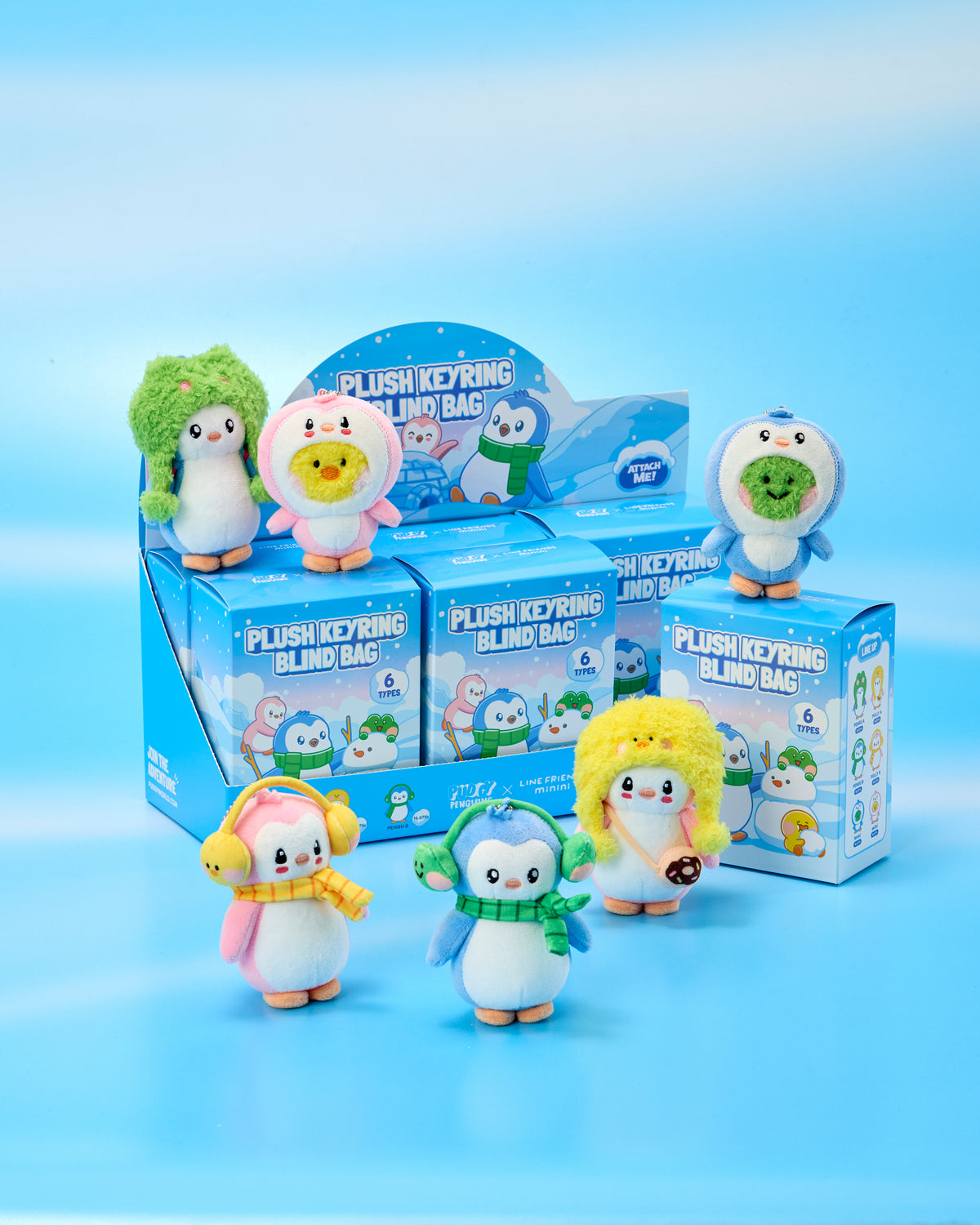 Pudgy Penguins x LINE FRIENDS minini Complete Set