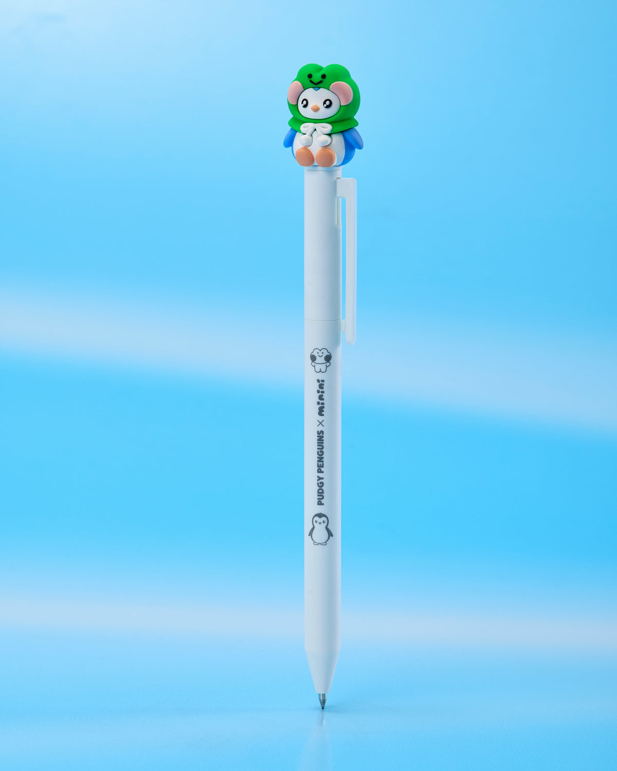 LINE FRIENDS minini x Pudgy Penguins Figure Gel Pens (Set of 4)