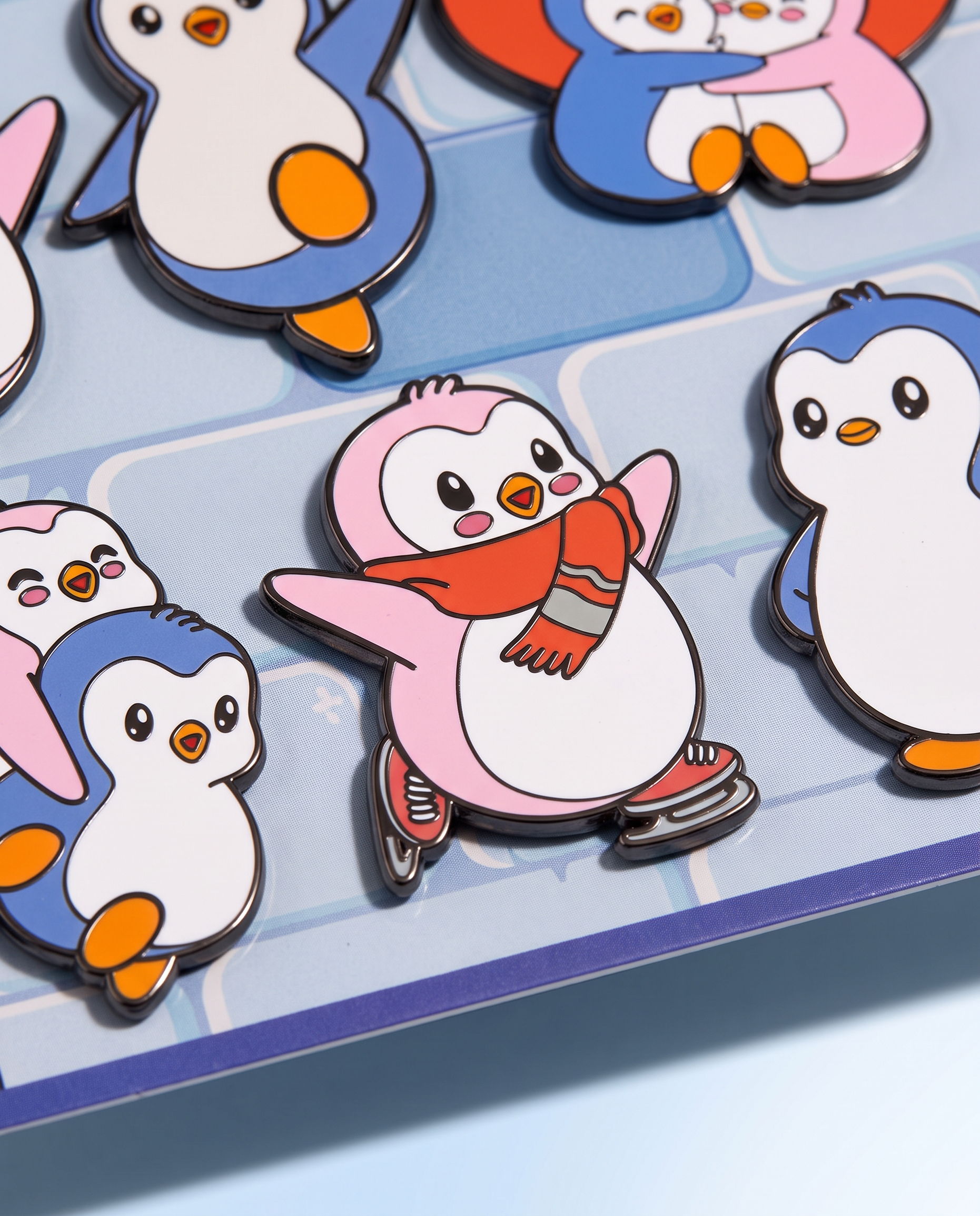 Pengu & Polly Enamel Pins